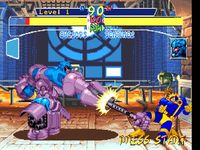 une photo d'Ã©cran de X-Men - Children of the Atom sur Sega Saturn
